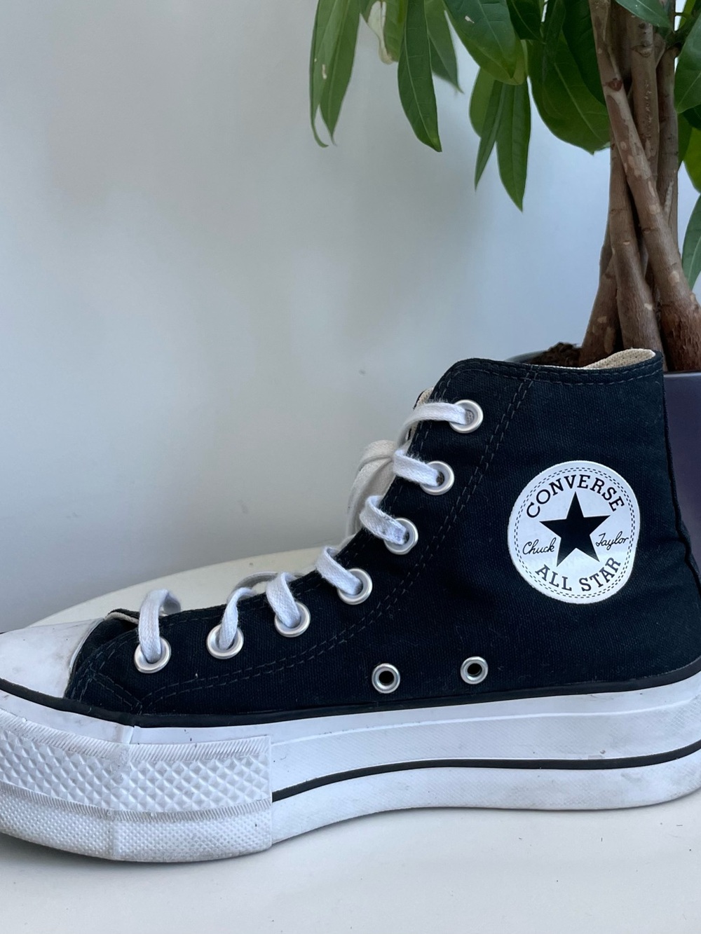 Women Size 6.5 Converse Chuck Taylor All Star Lift Platform High Hi Top